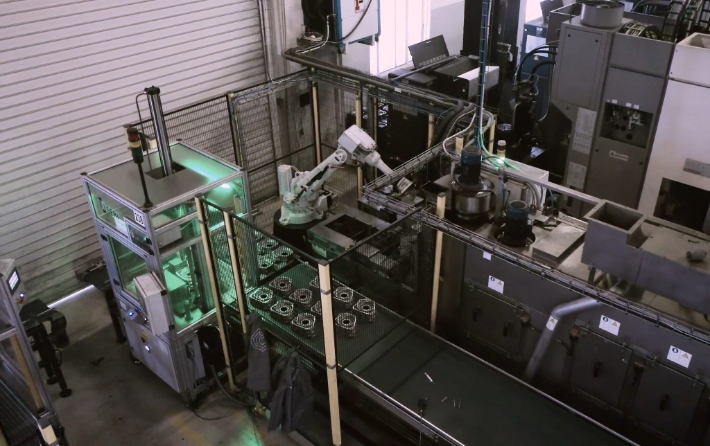 Automação Industrial: Linha de Maquinação CNC de Peças de Alumínio