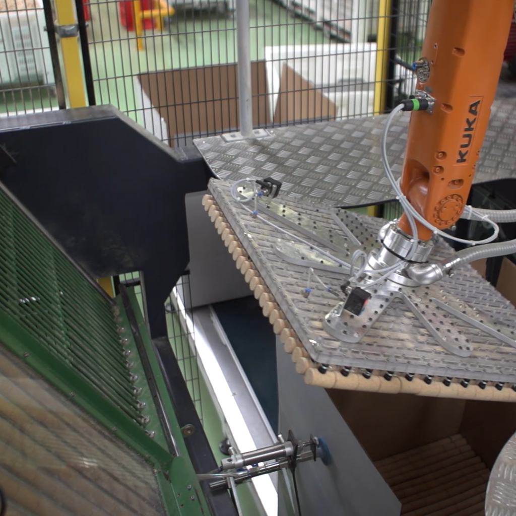 solução de robotica para a industria de cortiça e rolhas
